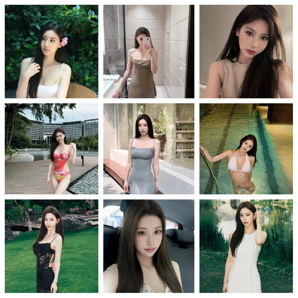 (编号GF24)  #国内  美女 模特 性感照 游泳 日常自拍多    美食  生活照  旅游  399张照片视频54个（带小红书账号）